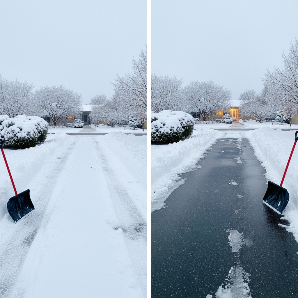 52 Inch Poly Snow Shovel
