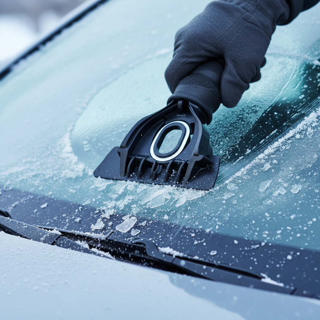 42-Inch Telescopic Snow Brush & Ice Scraper