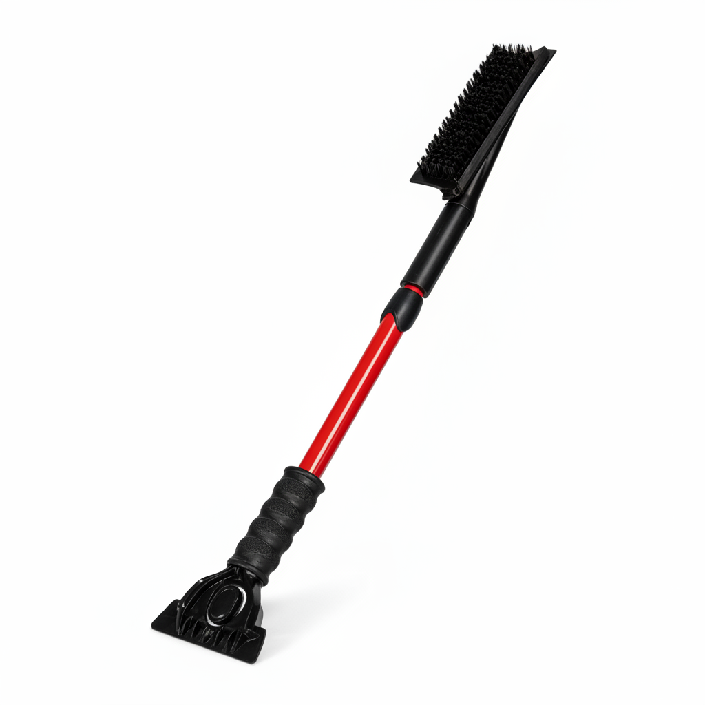 42-Inch Telescopic Snow Brush & Ice Scraper