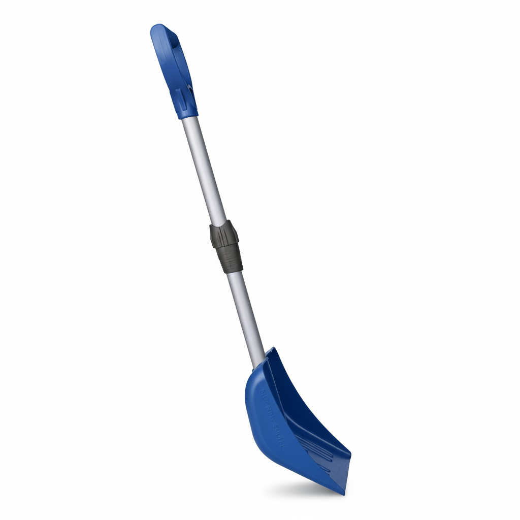 30-Inch Heavy-Duty Poly Snow Shovel