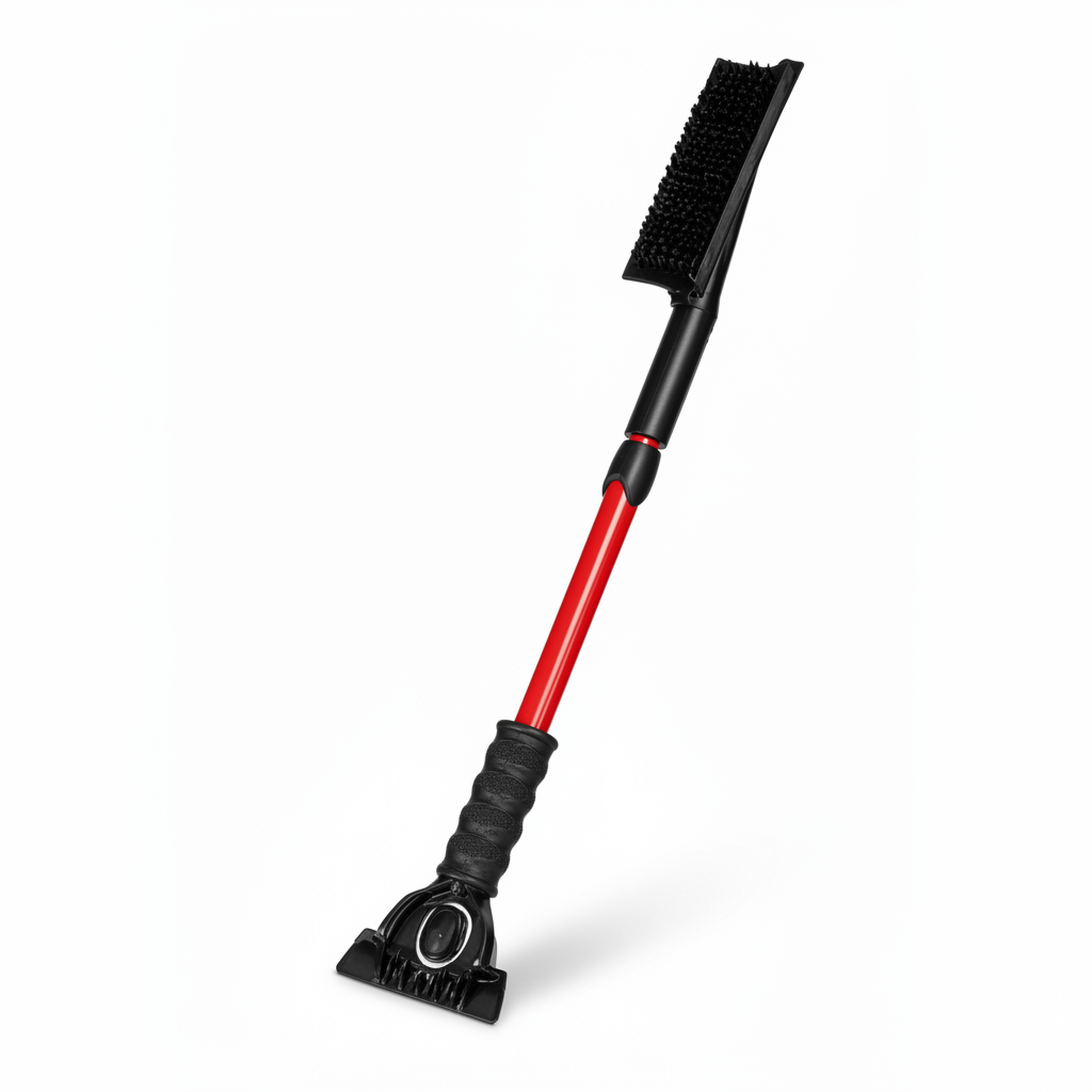 42-Inch Telescopic Snow Brush & Ice Scraper